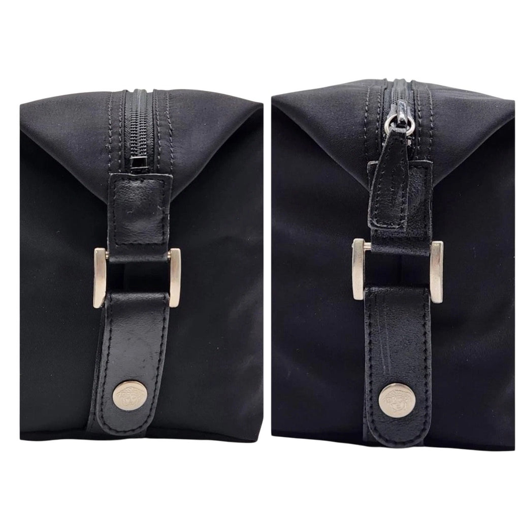 Versace Black Pouch Bag