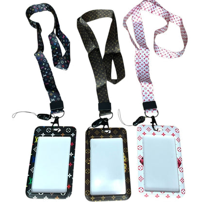 Luxury Lanyards with ID badge holders (CHOOSE ONE COLOR)