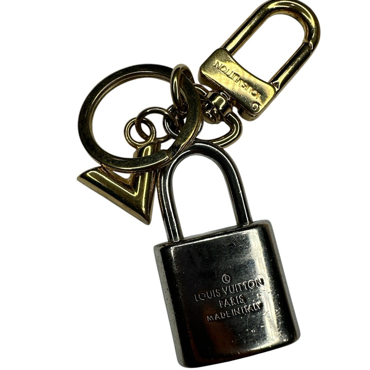 Louis Vuitton  Kaleido V Padlock Keychain / Bag Charm