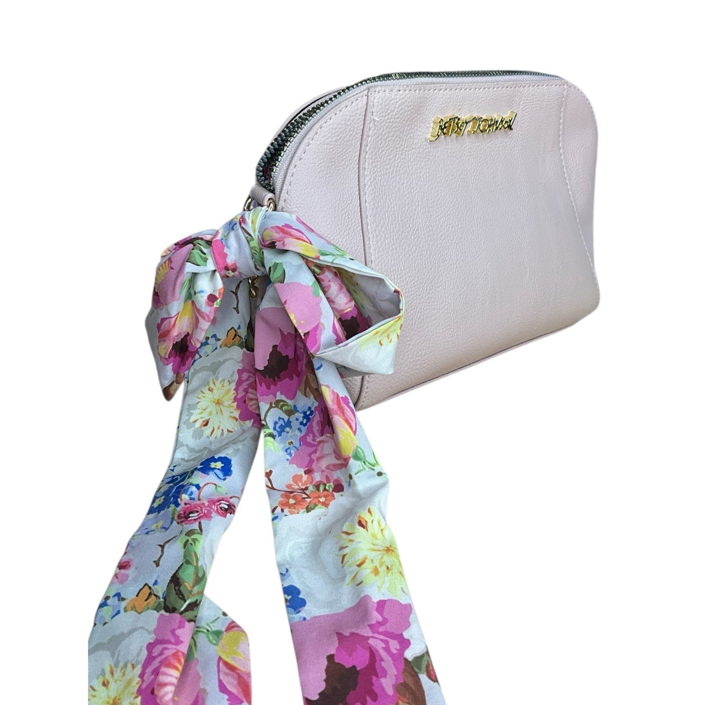 Betsey Johnson XO Anaya Crossbody with Scarf and Chain Strap