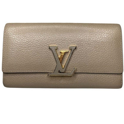 Louis Vuitton Taurillon Capucines Wallet Galet
