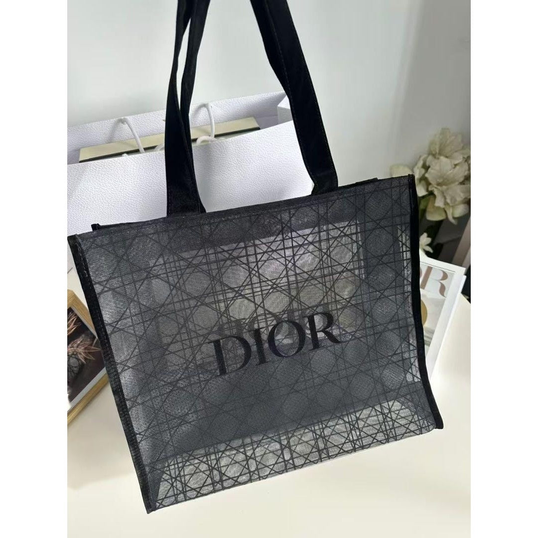 Dior Beauty Black Mesh Tote Bag – (GWP)