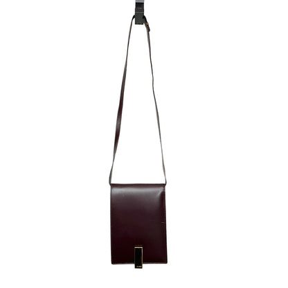 Gucci Brown Leather Wallet Shoulder Strap