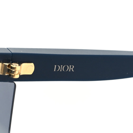 Christian Dior  Geometric Diorclub M1U Mask Sunglasses Matte Blue - Clairely Amazing