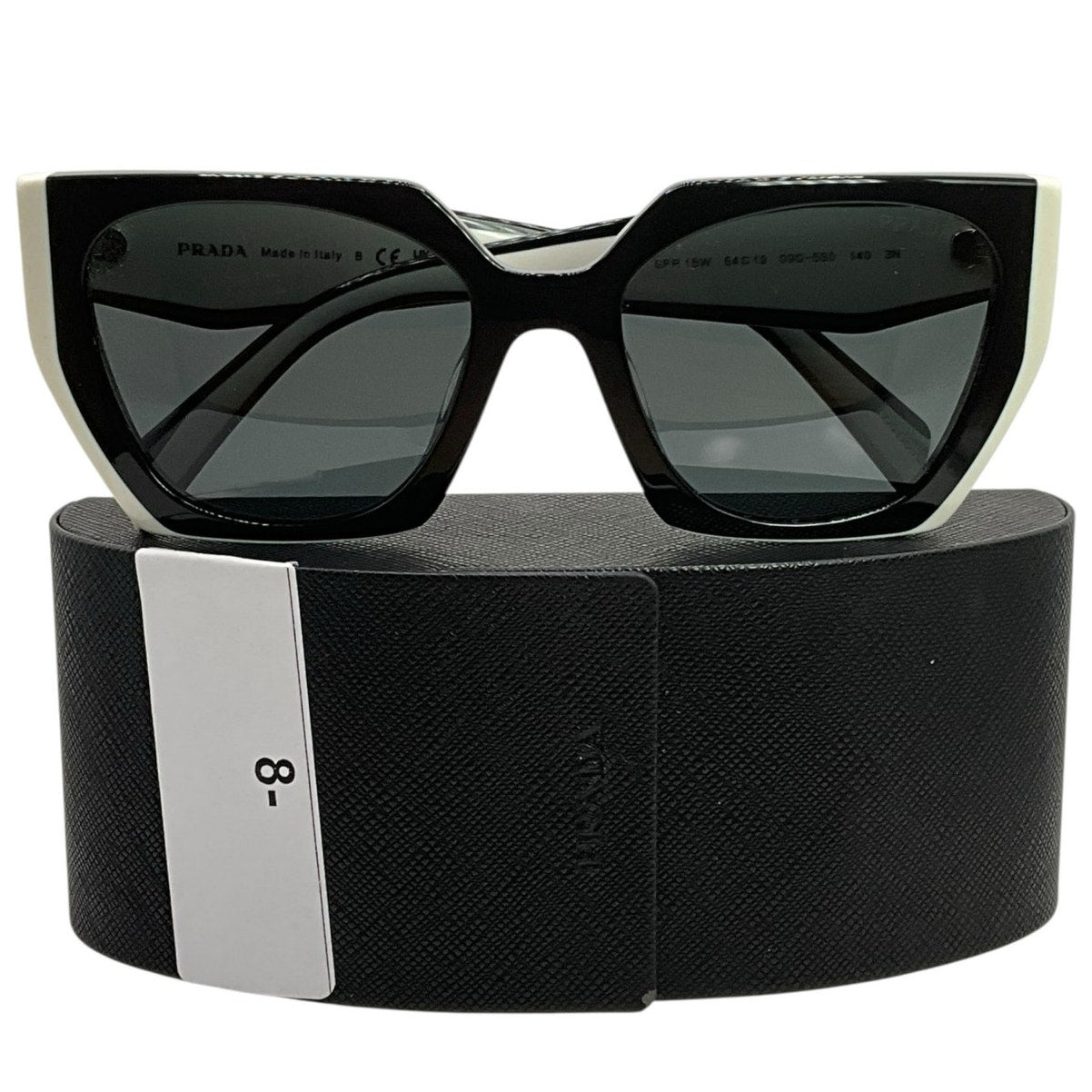 Prada Black/Talc-Dark Grey Sunglasses