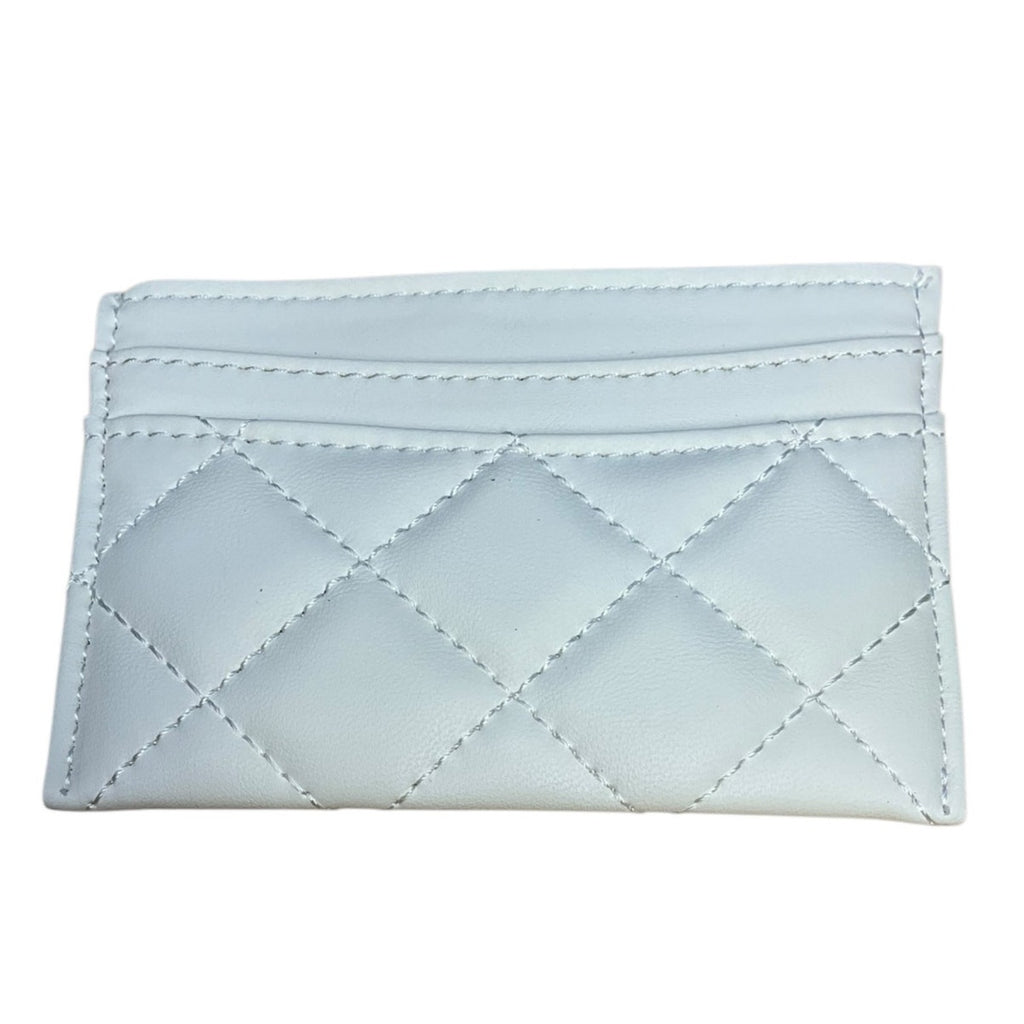 Chanel Beaute Luxury Quilted Leather Card Holder