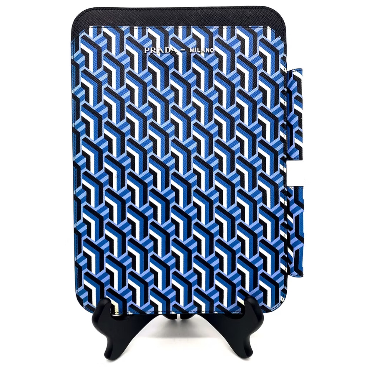 Prada Saffiano Leather Geometric Pattern iPad Case