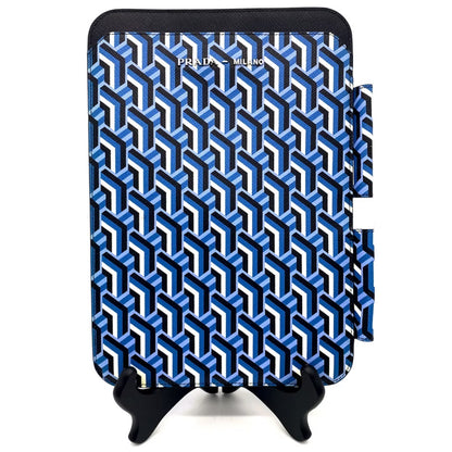Prada Saffiano Leather Geometric Pattern iPad Case
