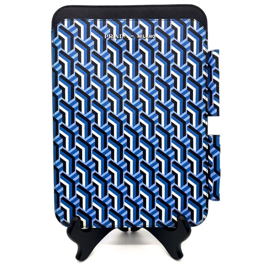 Prada Saffiano Leather Geometric Pattern iPad Case