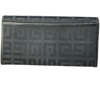 Givenchy Monogram Black Canvas Wallet