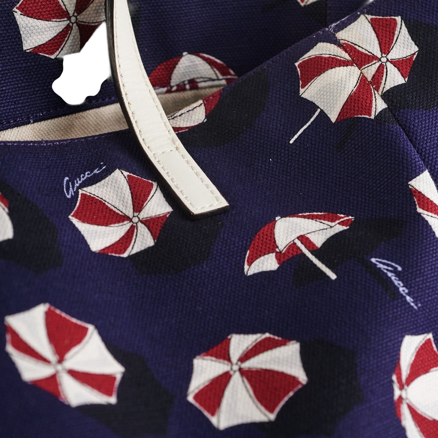 Gucci Canvas Umbrella Tote Bag