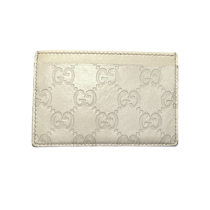 GG Gucissima Ivory Card Holder