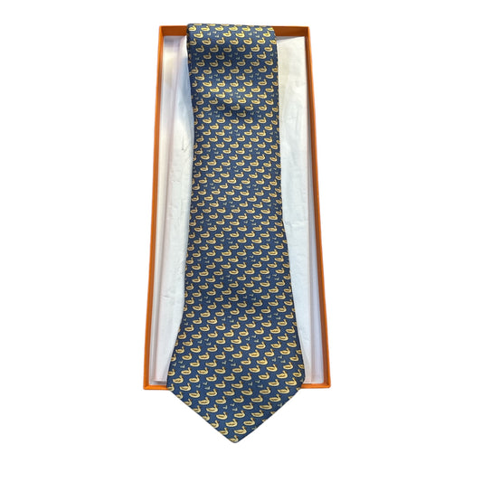 Hermes Yellow Ducklings Necktie - Clairely Amazing