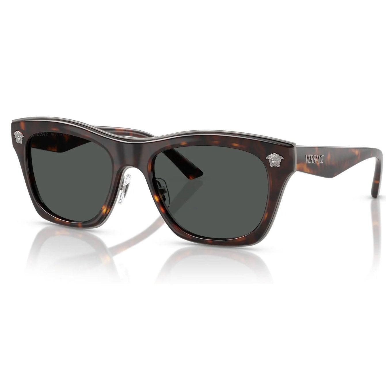 Versace Unisex Round Sunglasses, VE2272 - Havana