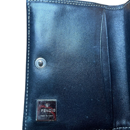 Fendi canvas wallet