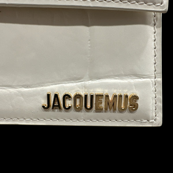 Jacquemus Le Bambino Long Croc-Embossed Shoulder Bag - Clairely Amazing