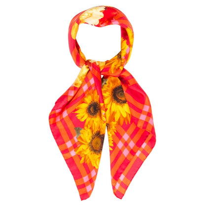 Gucci Silk Sunflower Scarf