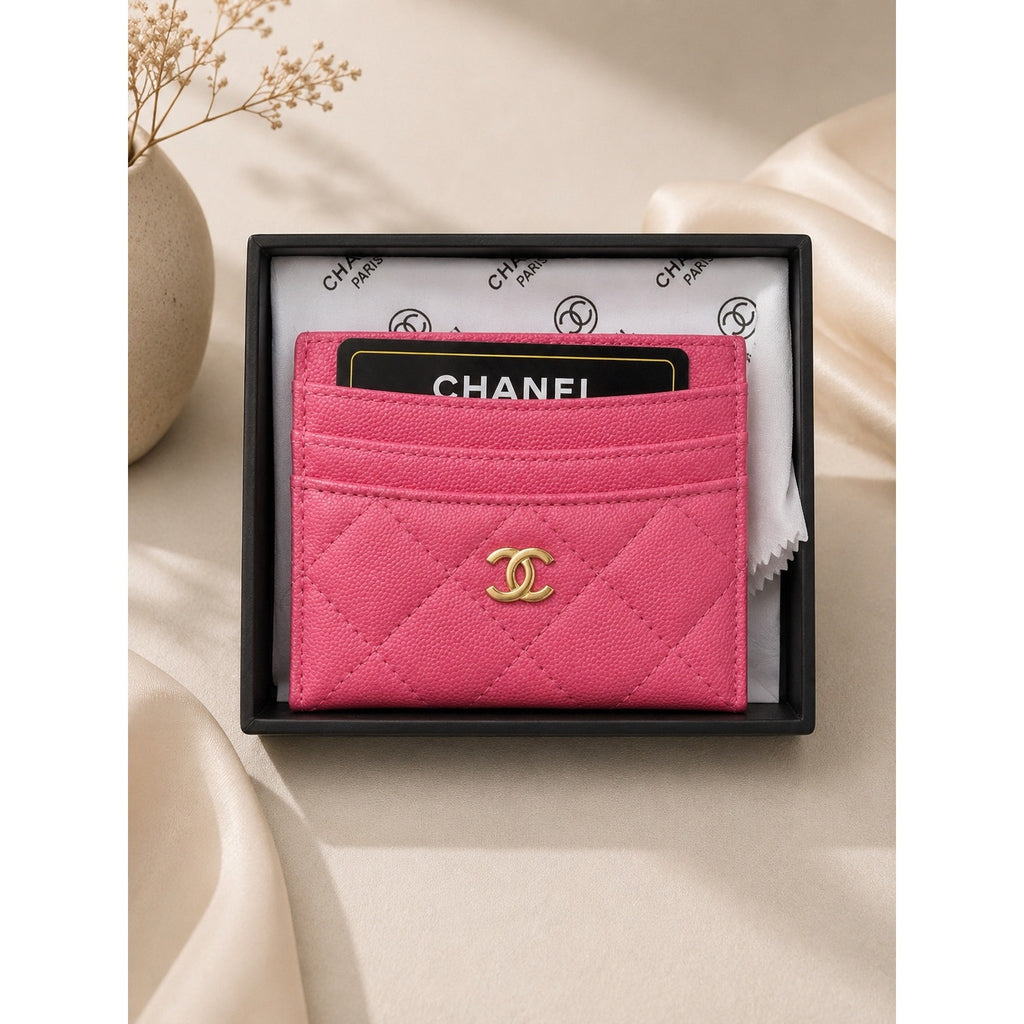 Quilted GWP Card Holder with Gift Box – Multiple Colors