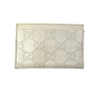 GG Gucissima Ivory Card Holder