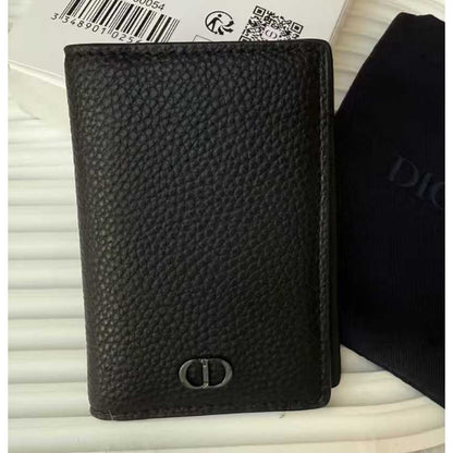 Parfums Black Textured Card Holder Wallet