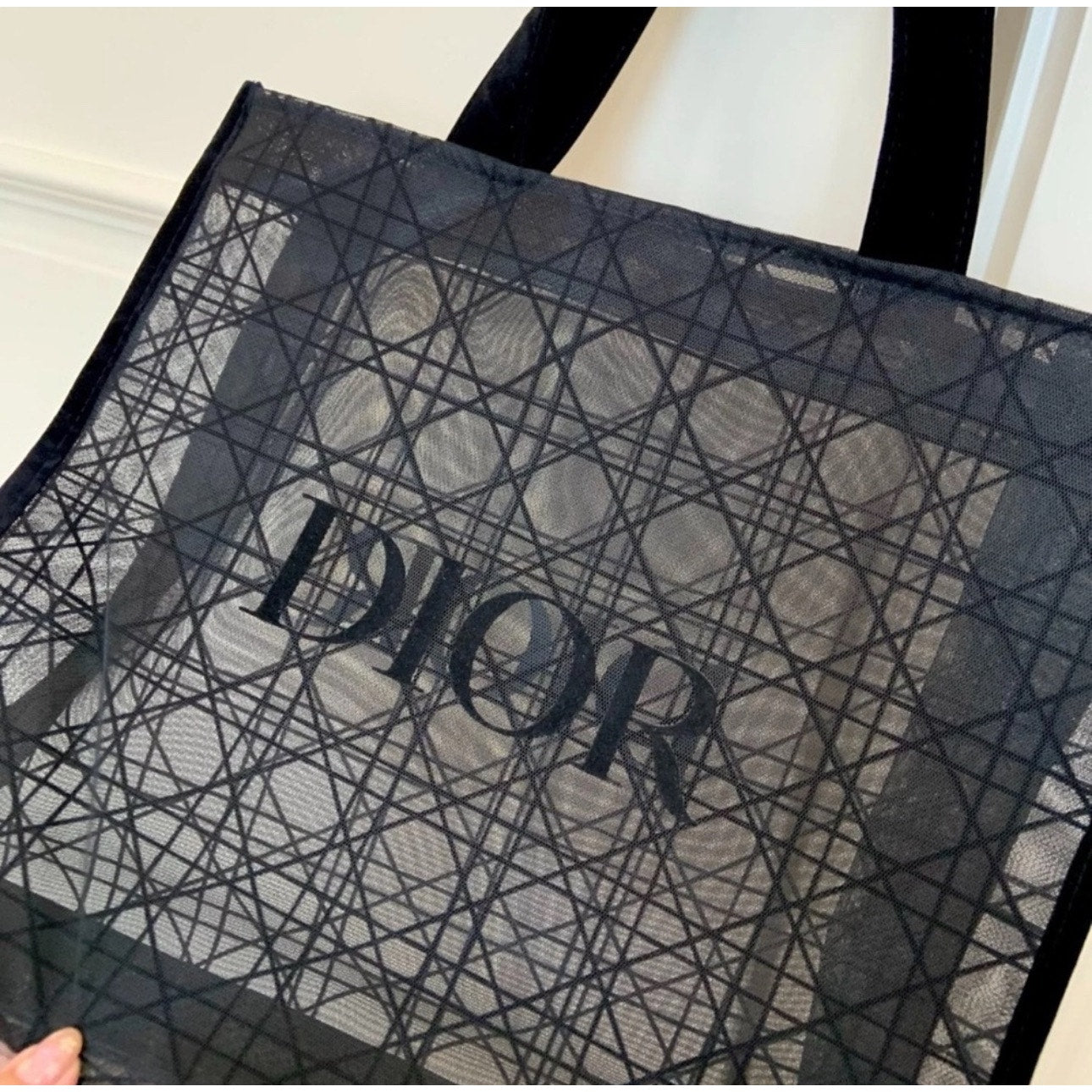 Dior Beauty Black Mesh Tote Bag – (GWP)