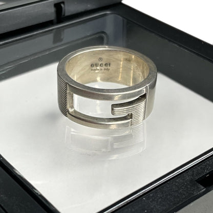 Gucci G Logo Ring Silver