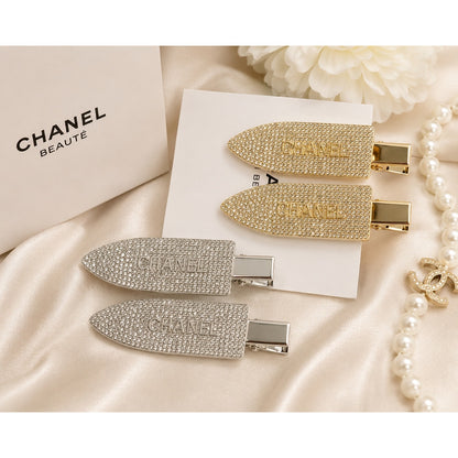 Chanel Beauté GWP Rhinestone Hair Clip Set – Gold or Silver