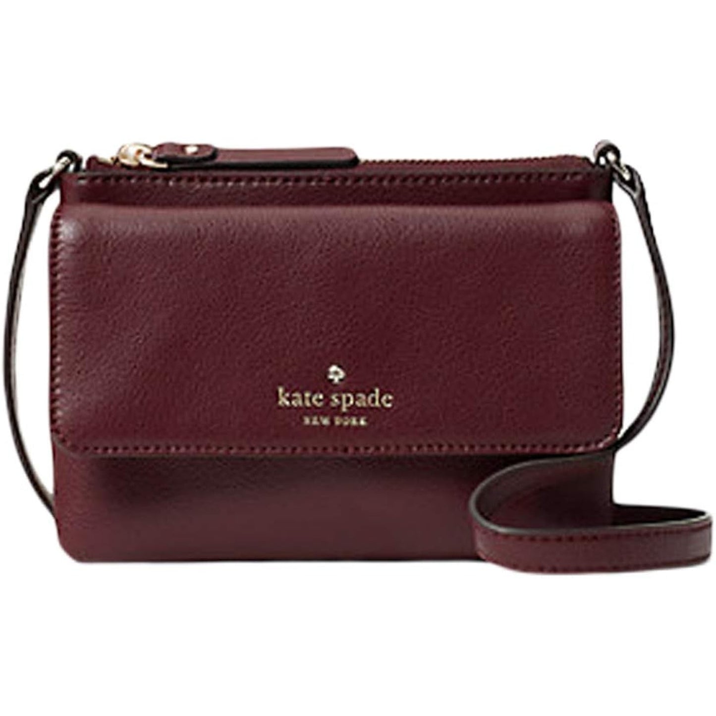 Kate Spade New York Greene Street Karlee Leather Crossbody (CHERRYWOOD)