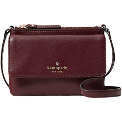 Kate Spade New York Greene Street Karlee Leather Crossbody (CHERRYWOOD)