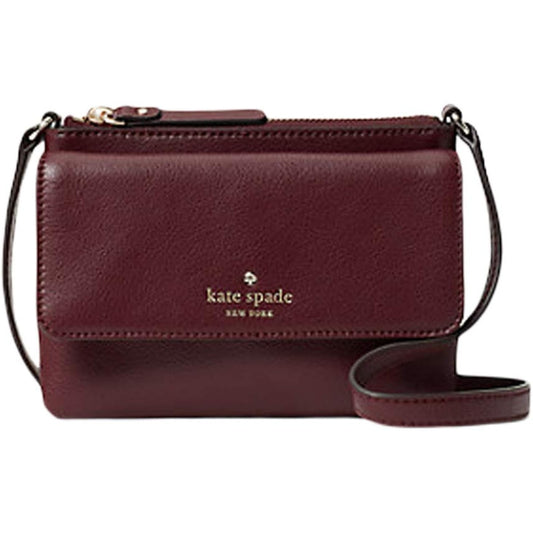 Kate Spade New York Greene Street Karlee Leather Crossbody (CHERRYWOOD)