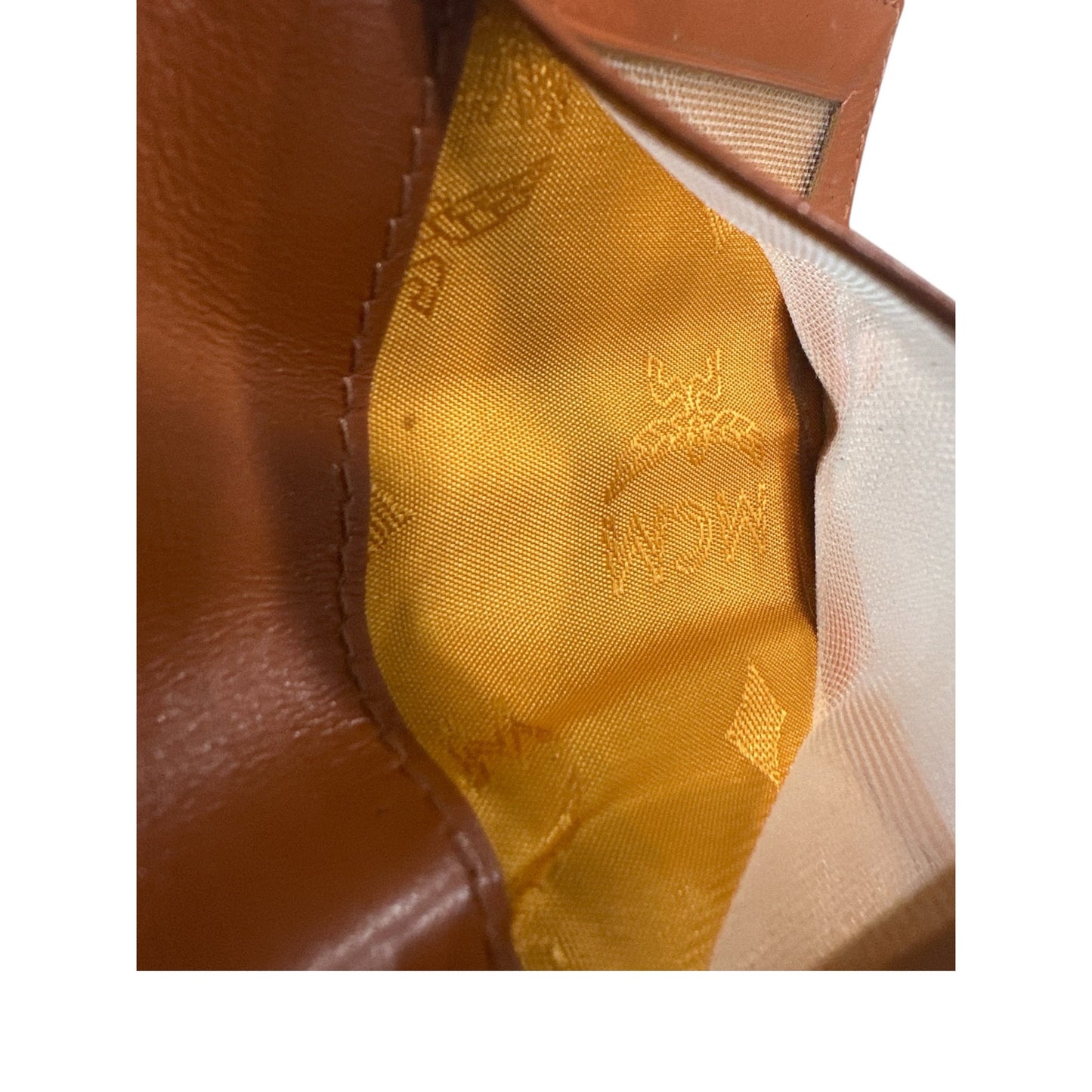 MCM Cognac Card Holder