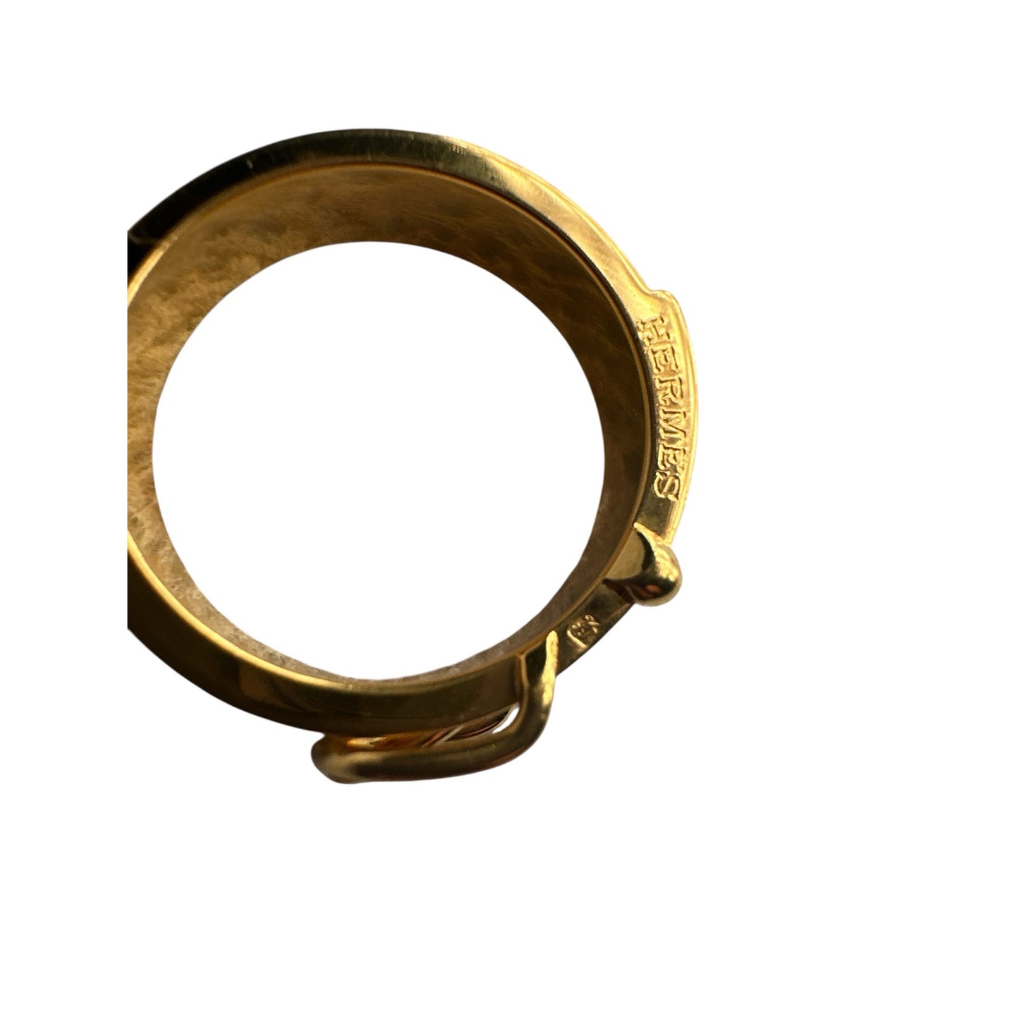 Hermes Belt Buckle Scarf Ring