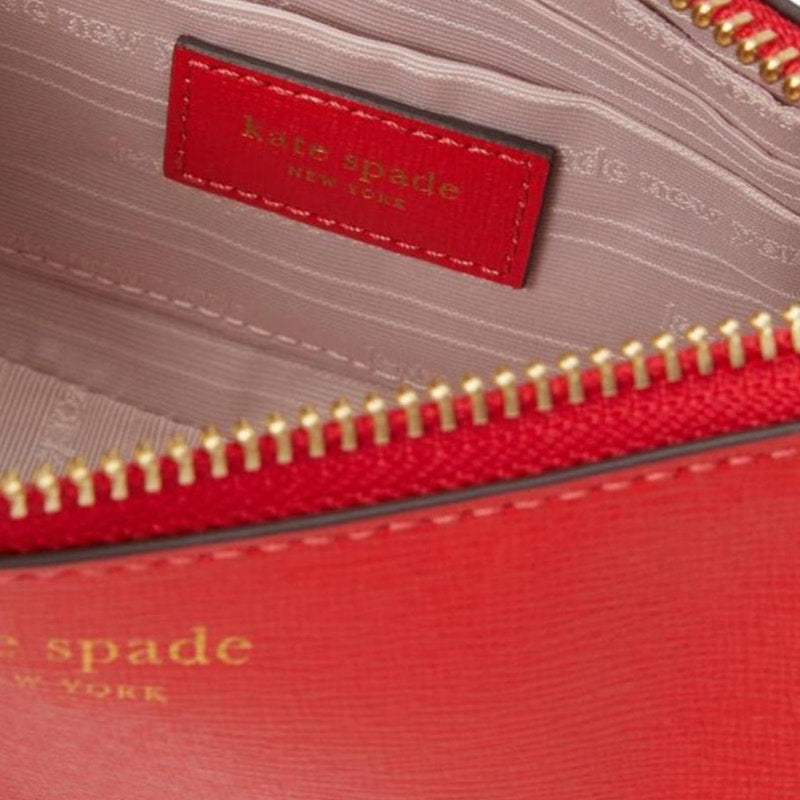 KATE SPADE NEW YORK Double Up Color-Blocked Saffiano Leather Crossbody