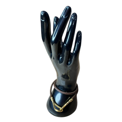 Hermes jumbo leather bracelet