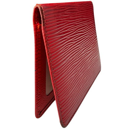 Louis Vuitton Red Epi Leather Card Holder