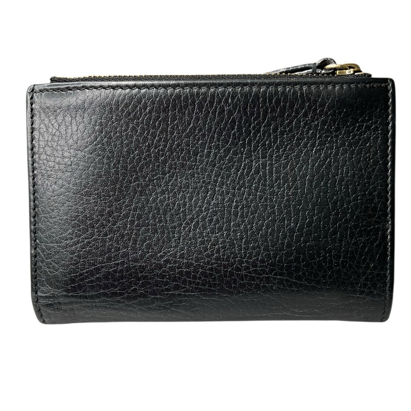 Gucci Calfskin GG Marmont Bow Flap Wallet Black