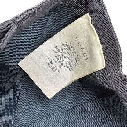 Gucci Baseball Cap Black Fabric A4659