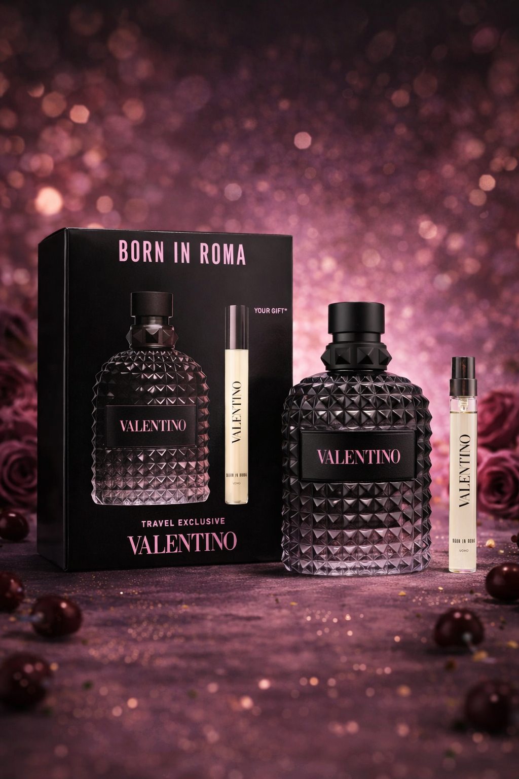 ✔️Valentino Born in Roma Eau de Parfum Gift Set 100ml - Authentic