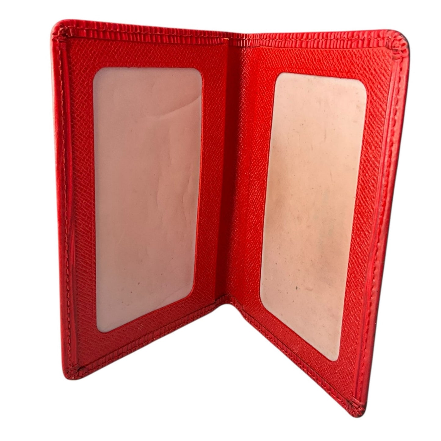 Louis Vuitton Red Epi Leather Card Holder