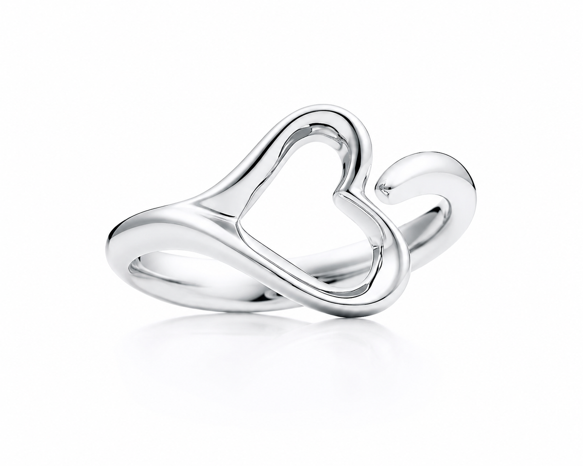 Tiffany & CO open heart ring