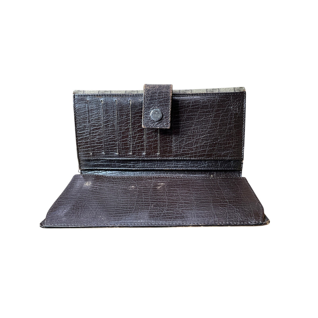Authentic GUCCI Vintage GG Supreme Continental Wallet