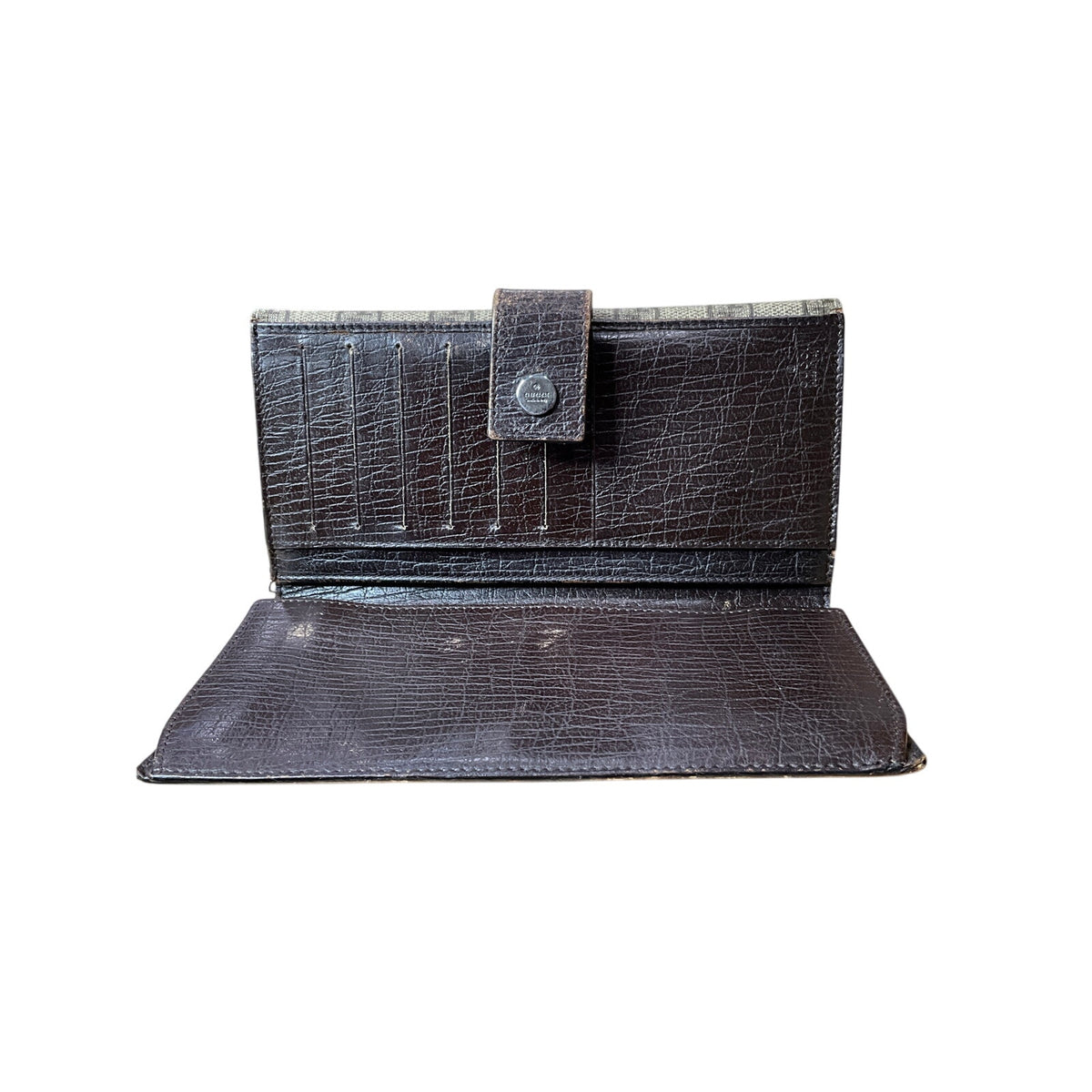 Authentic GUCCI Vintage GG Supreme Continental Wallet