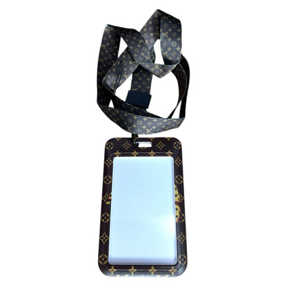 Luxury Lanyards with ID badge holders (CHOOSE ONE COLOR)