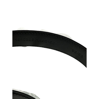 142. Versace Head Maroon/Brown Belt