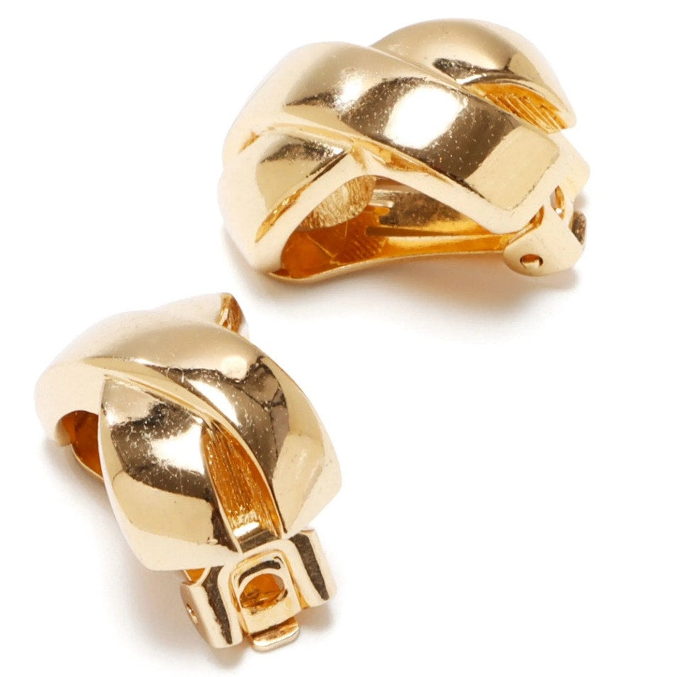Dior Vinatge Ribbon Clip-on Earrings