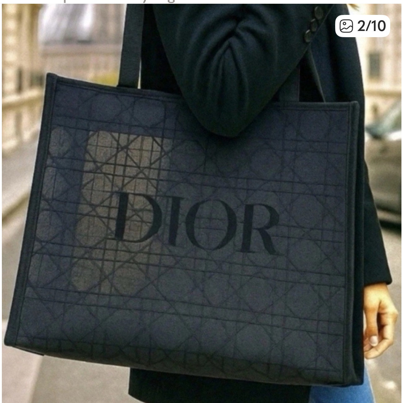 Dior Beauty Black Mesh Tote Bag – (GWP)