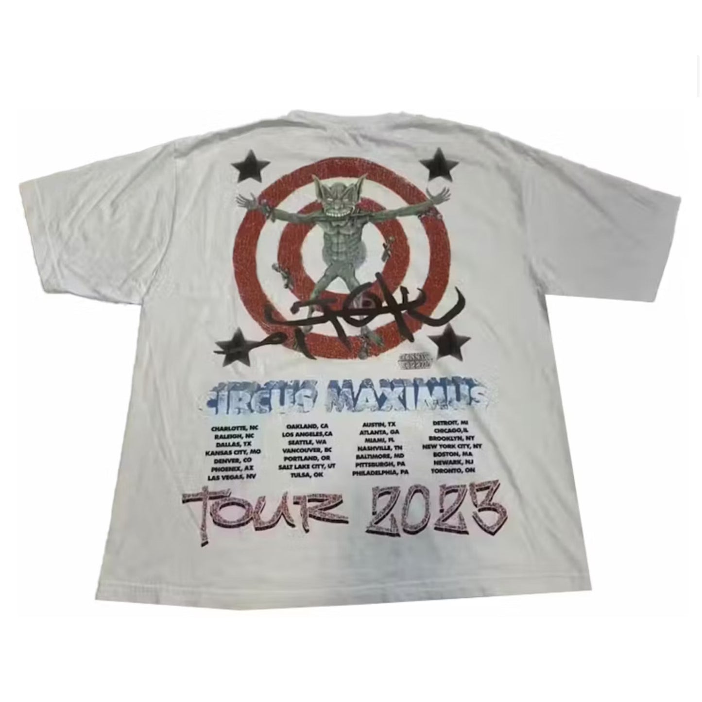 Travis Scott 2023 tour tee