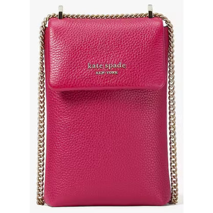 Kate spade New York Roulette Mini Pebbled Leather Phone Crossbody