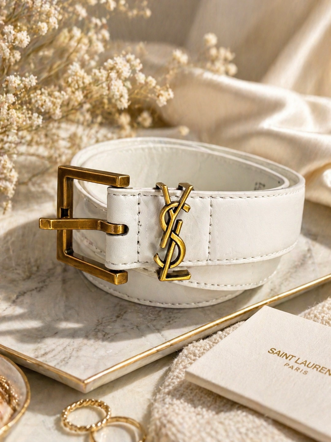 Luxe Gold Accent Fashion Belt
