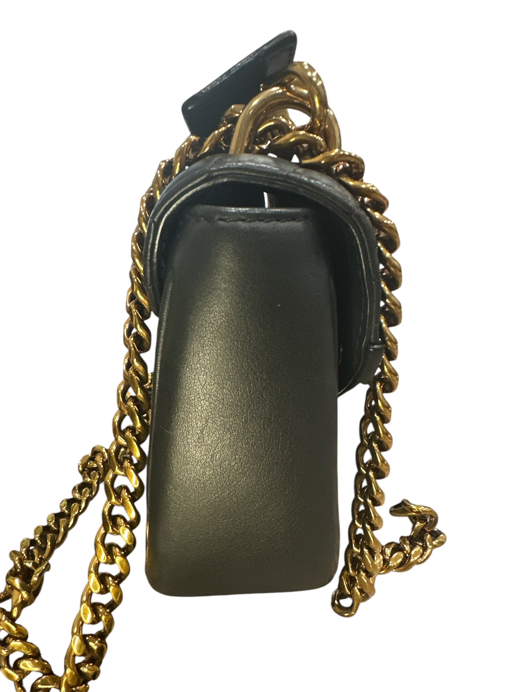 LOUIS VUITTON 
Calfskin New Wave Chain MM Black - Clairely Amazing